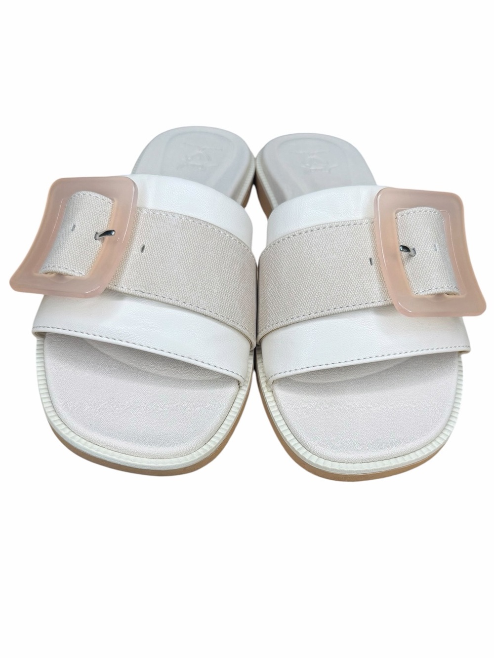 Reef Lana Buckle Slide Sandals White Natural Comfort Women’s 9 - Picture 5 of 12